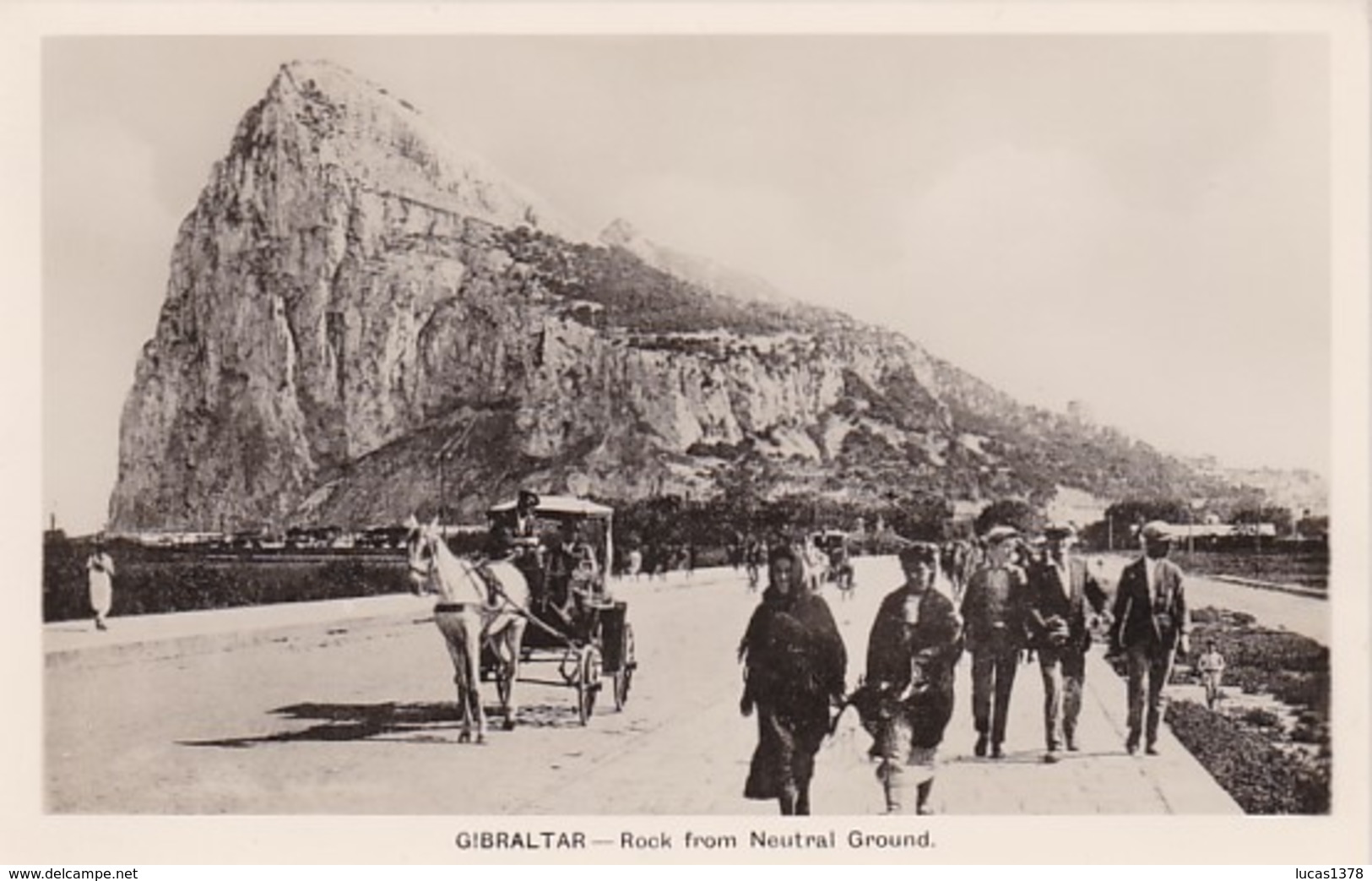 GIBRALTAR / ROCK FROM NEUTRAL GROUND - Gibraltar