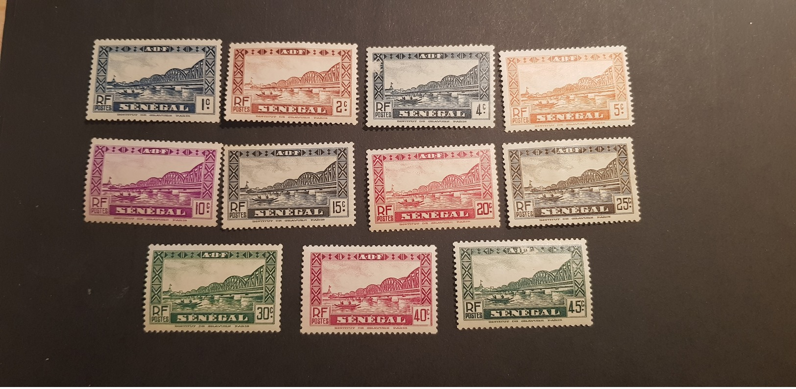 Sénégal Yvert 114-124* - Unused Stamps