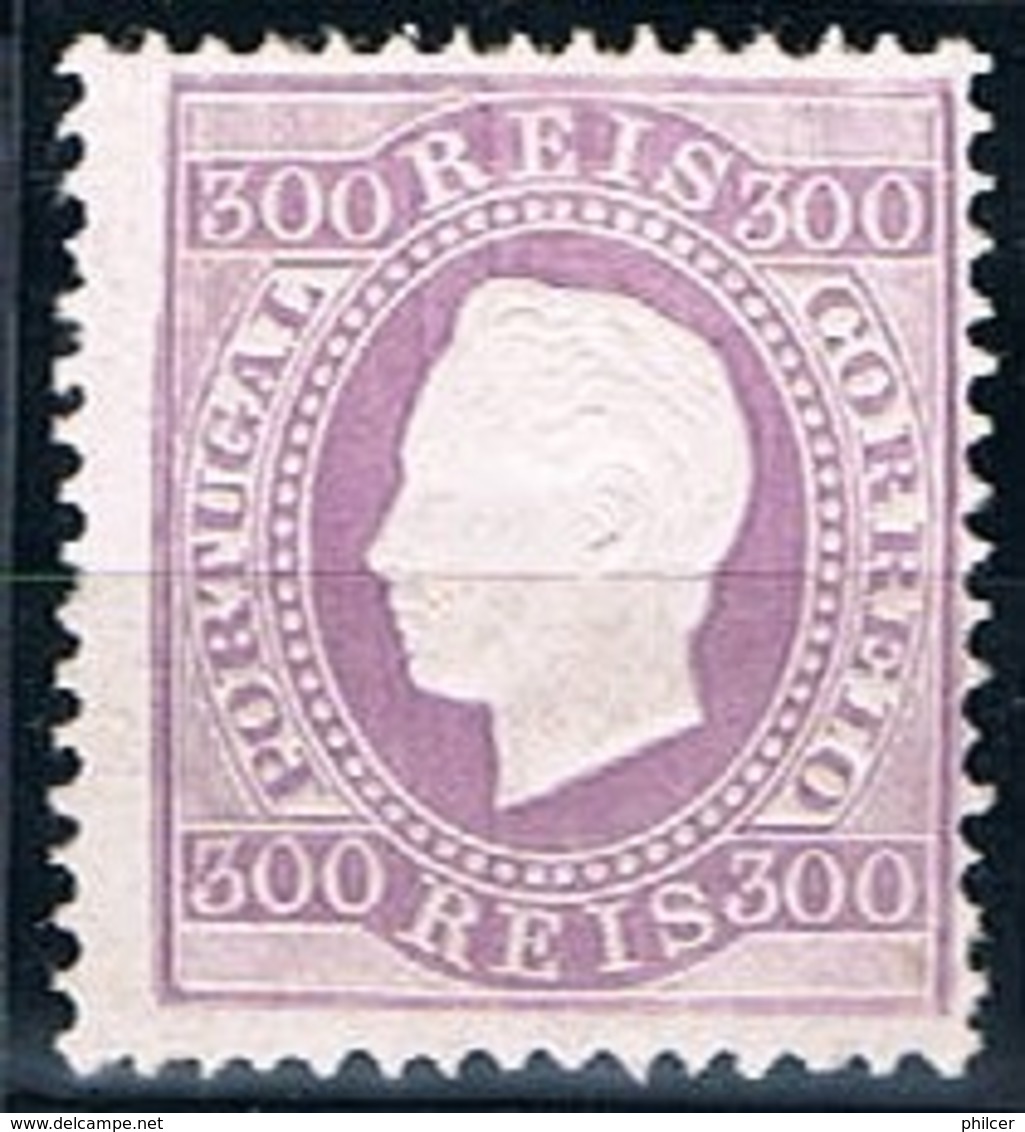 Portugal, 1870/6, # 47 Dent. 12 3/4, Tipo I, MH - Unused Stamps