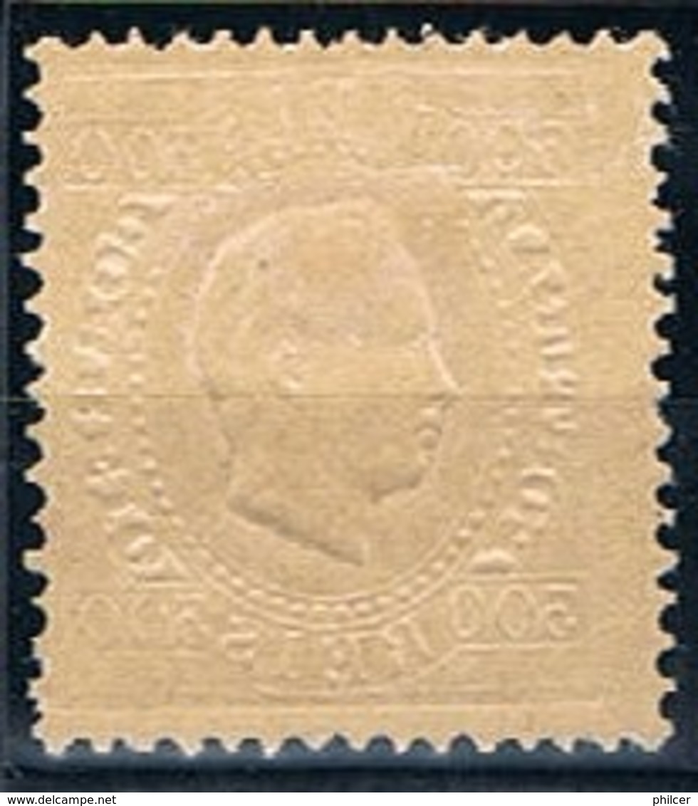Portugal, 1870/6, # 47 Dent. 12 3/4, Tipo I, MH - Unused Stamps