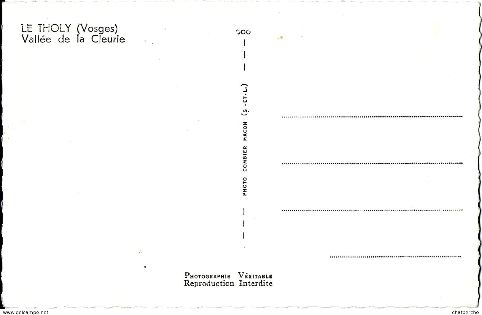 LE THOLY 88 VOSGES  VALLEE DE LA CLEURIE  EDIT. CIM - Altri & Non Classificati