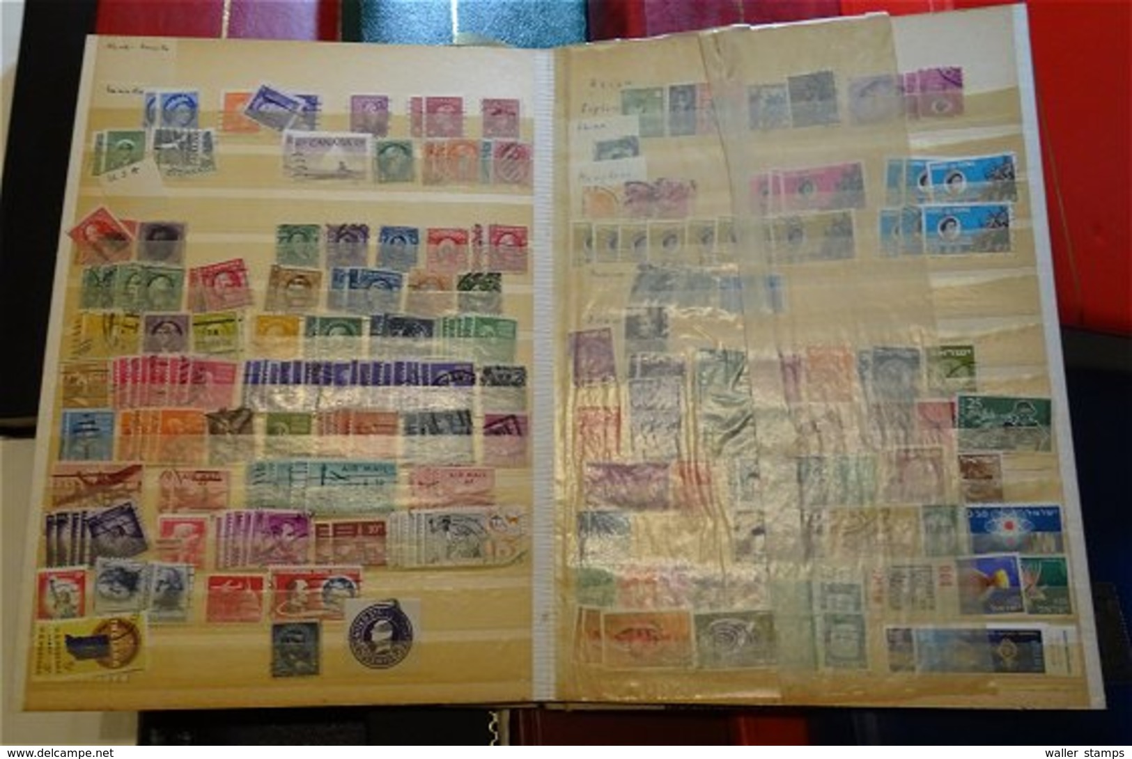 Lot With World Stamps In 12 Albums