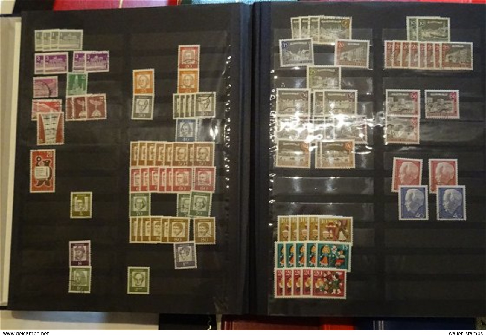 Lot With World Stamps In 12 Albums