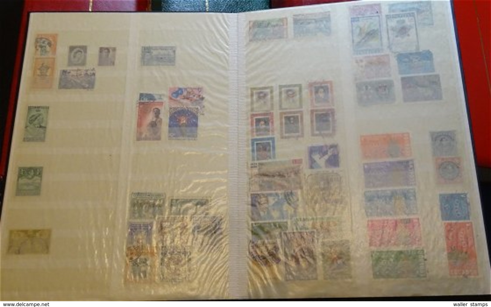 Lot With World Stamps In 12 Albums