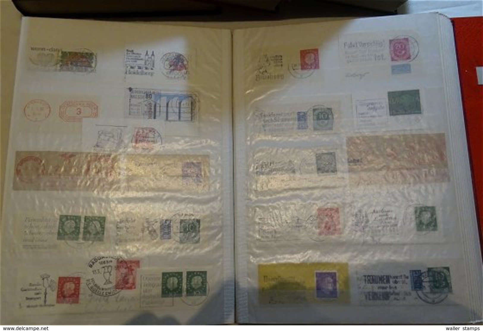 Lot With World Stamps In 12 Albums