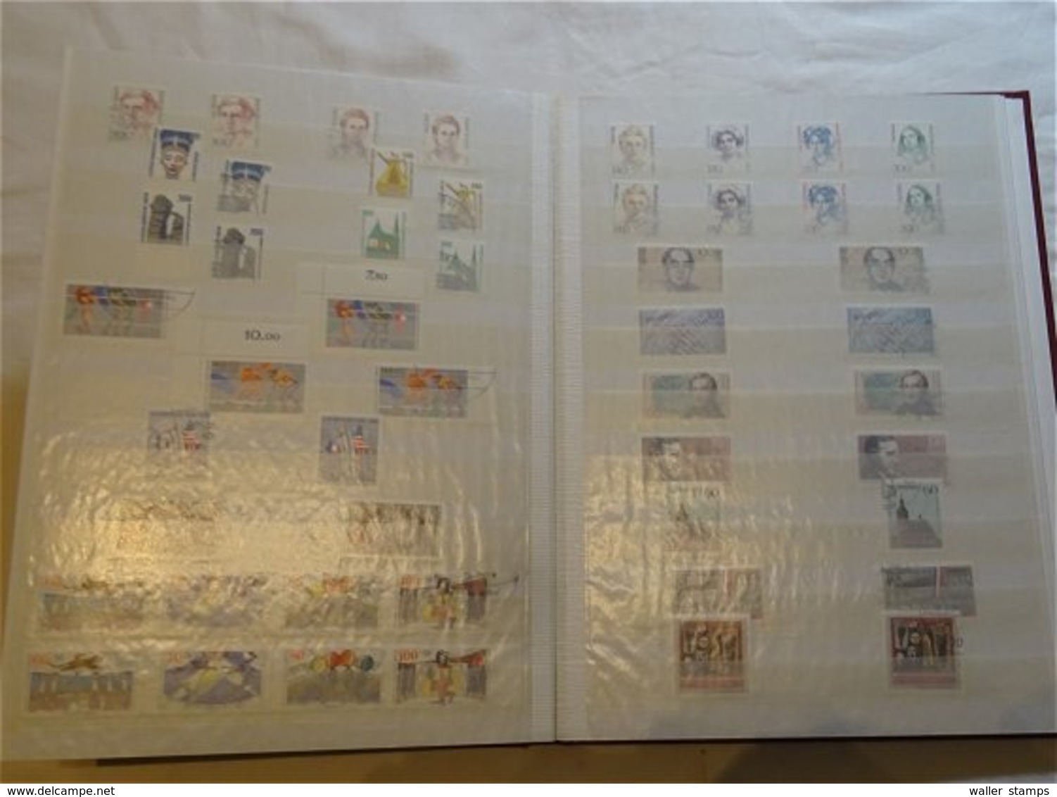 Lot With World Stamps In 12 Albums