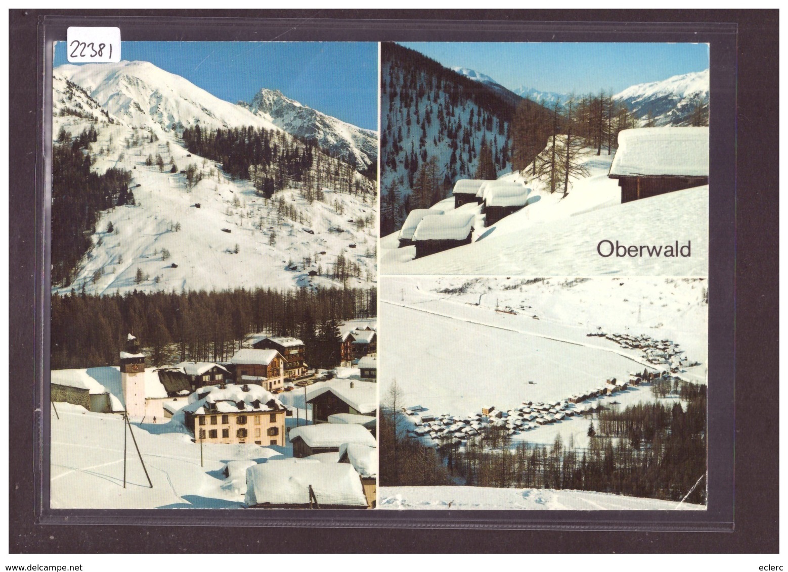 FORMAT 10x15cm - OBERWALD - TB - Oberwald