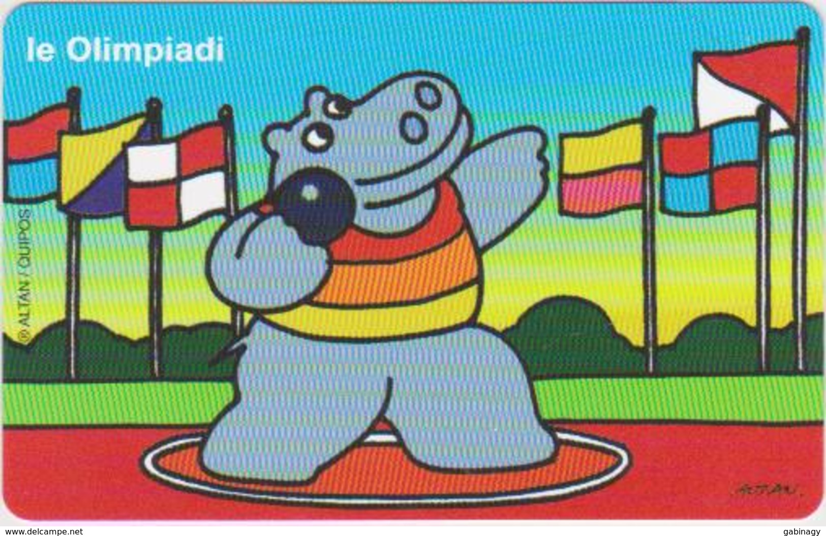 SAN MARINO - 054 - SHOT PUT - HYPPO - CARTOON - MINT - Saint-Marin