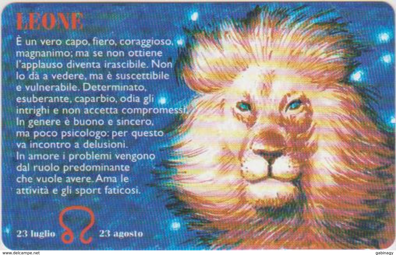 SAN MARINO - 026 - LEO - ZODIAC - HOROSCOPE - MINT - San Marino