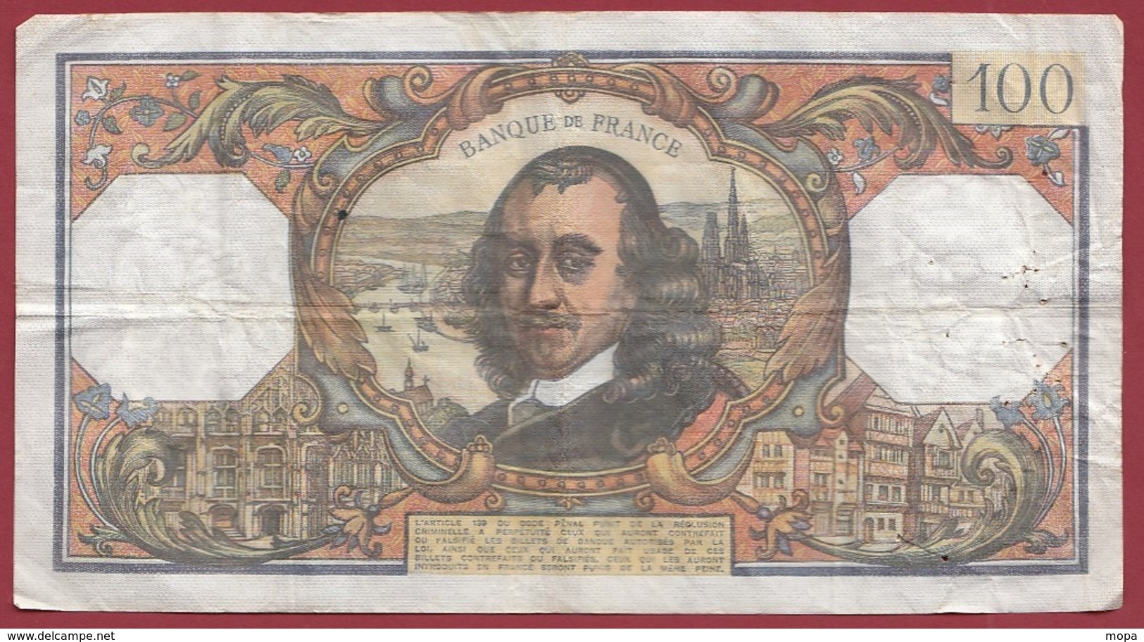 100 Francs "Corneille" Du 06/02/1975.G----VG/TTB---ALPH. B.839 ---(17) - 100 F 1964-1979 ''Corneille''