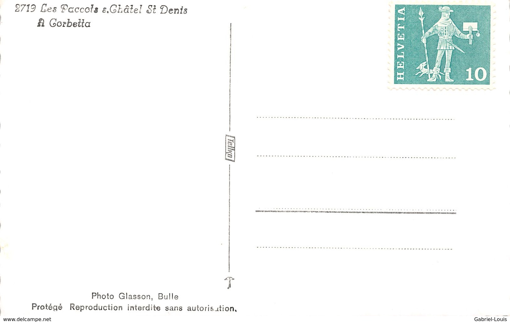 Les Paccots Châtel St Denis A Corbetta - Châtel-Saint-Denis