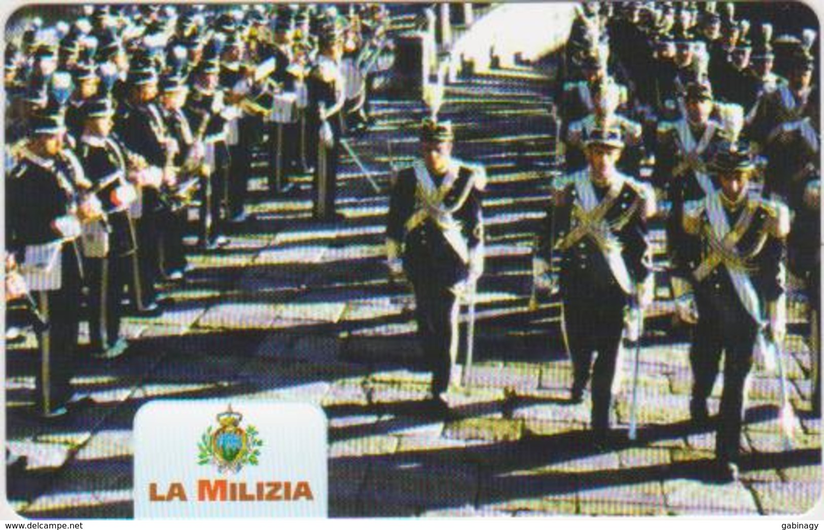 SAN MARINO - 072 , 073 , 074 - LA MILIZIA - MILITARY - ARMY - SET OF 3 CARDS - MINT - San Marino