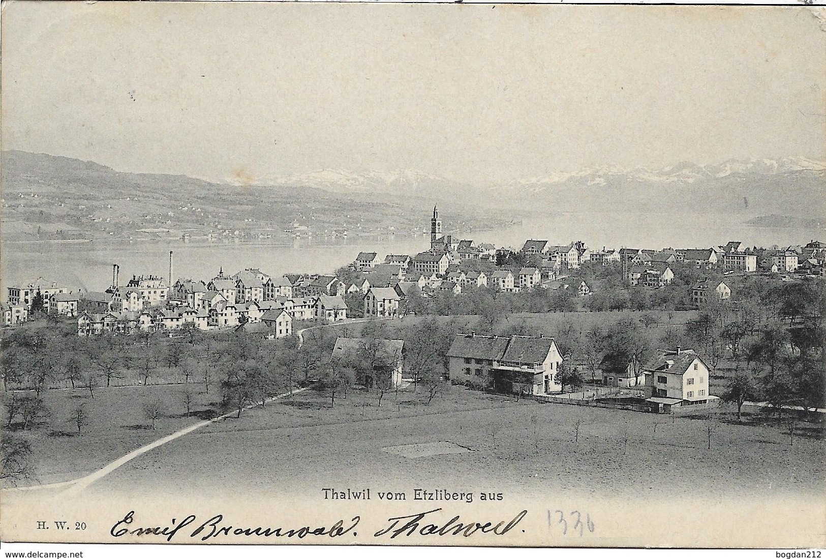 1906 - THALWIL , Gute Zustand , 2 Scan - Thalwil