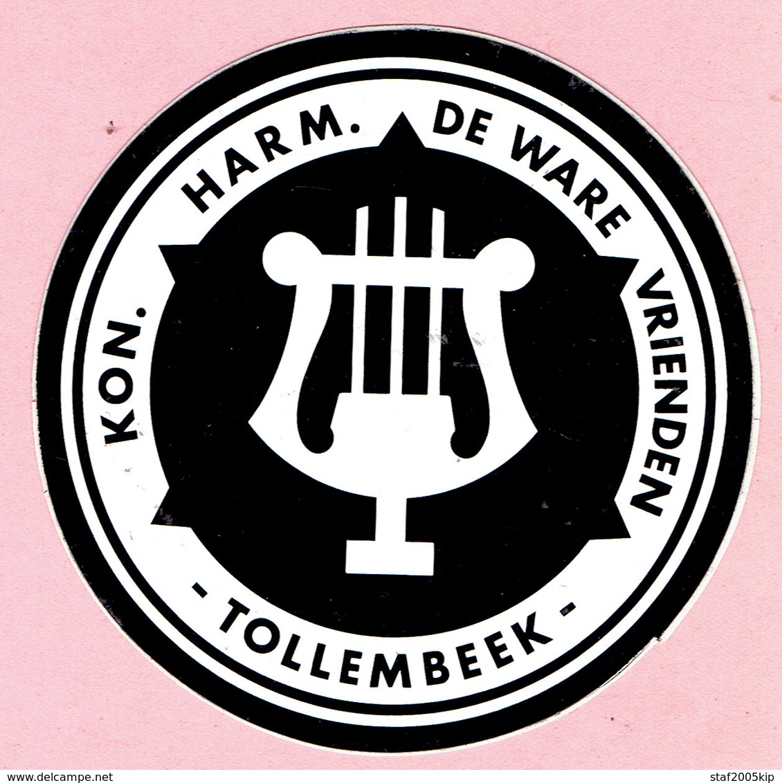 Sticker - KON. HARM. DE WARE VRIENDEN - TOLLEMBEEK - Stickers