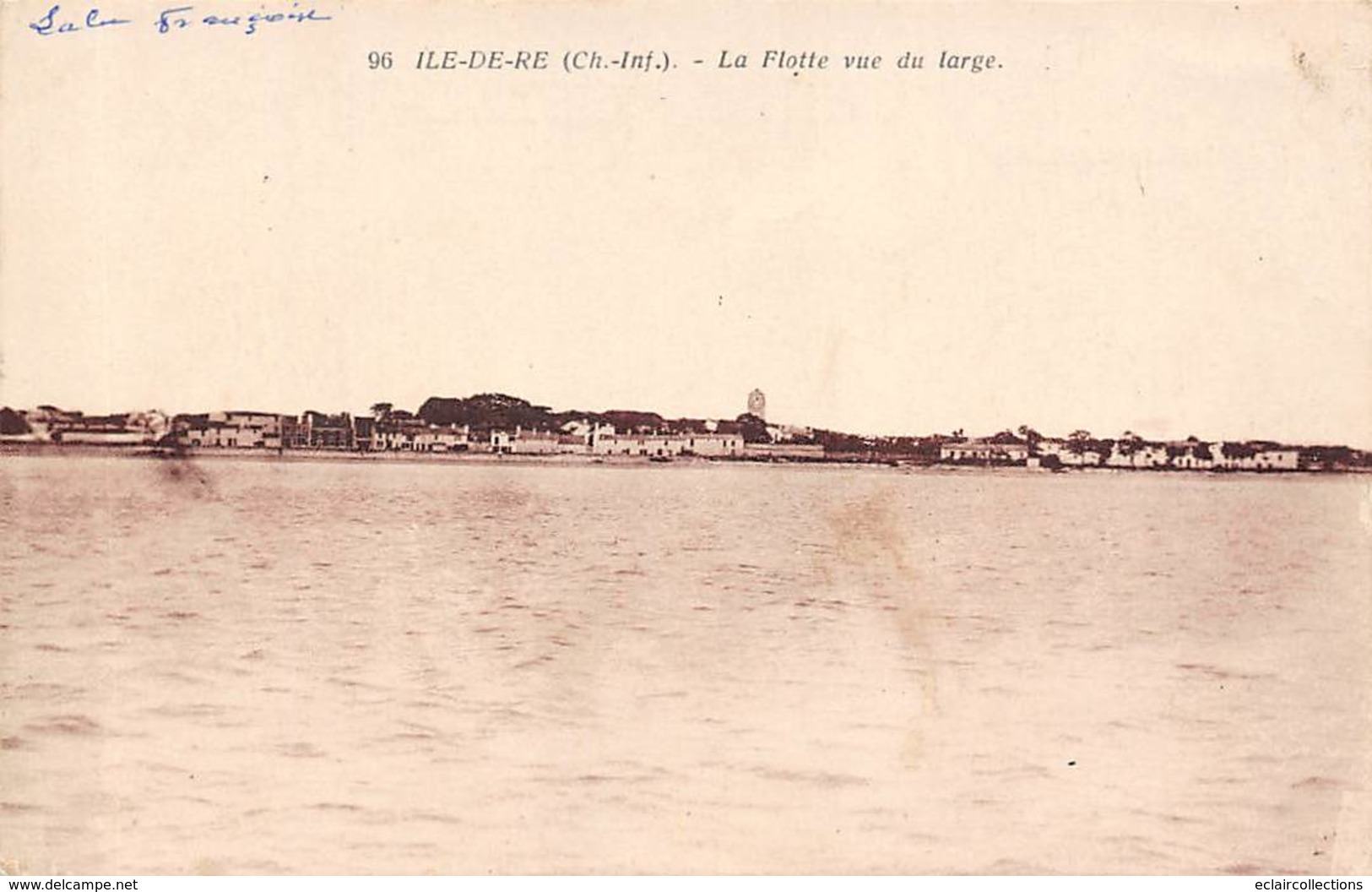 Ile De Ré.    17       La Flotte En Ré  Vue Du Large    (voir Scan) - Ile De Ré