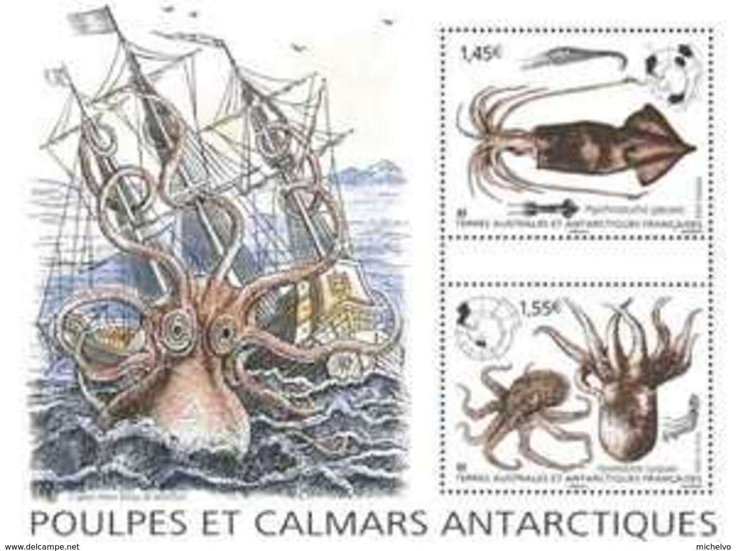 TAAF 2020 - Poulpes Et Calmars Antarctiques ** - Nuevos