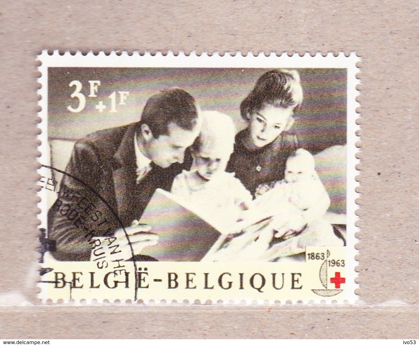 1963 Nr 1266 Gestempeld Met Gom**,zegel Uit Reeks Eeuwfeest Rode Kruis. - Oblitérés