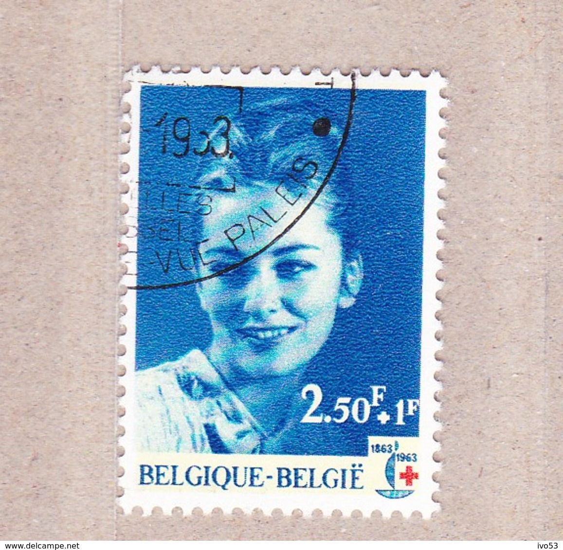 1963 Nr 1265 Gestempeld Met Gom**,zegel Uit Reeks Eeuwfeest Rode Kruis. - Oblitérés