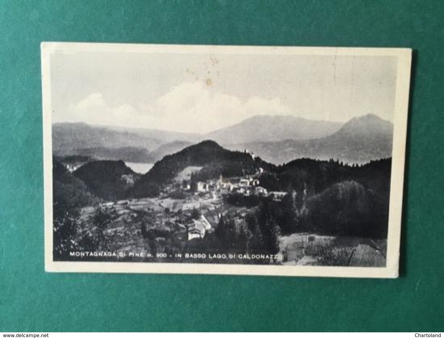 Cartolina Montagna Di Pine - In Basso Lago Di Caldonazzo - 1952 - Trento