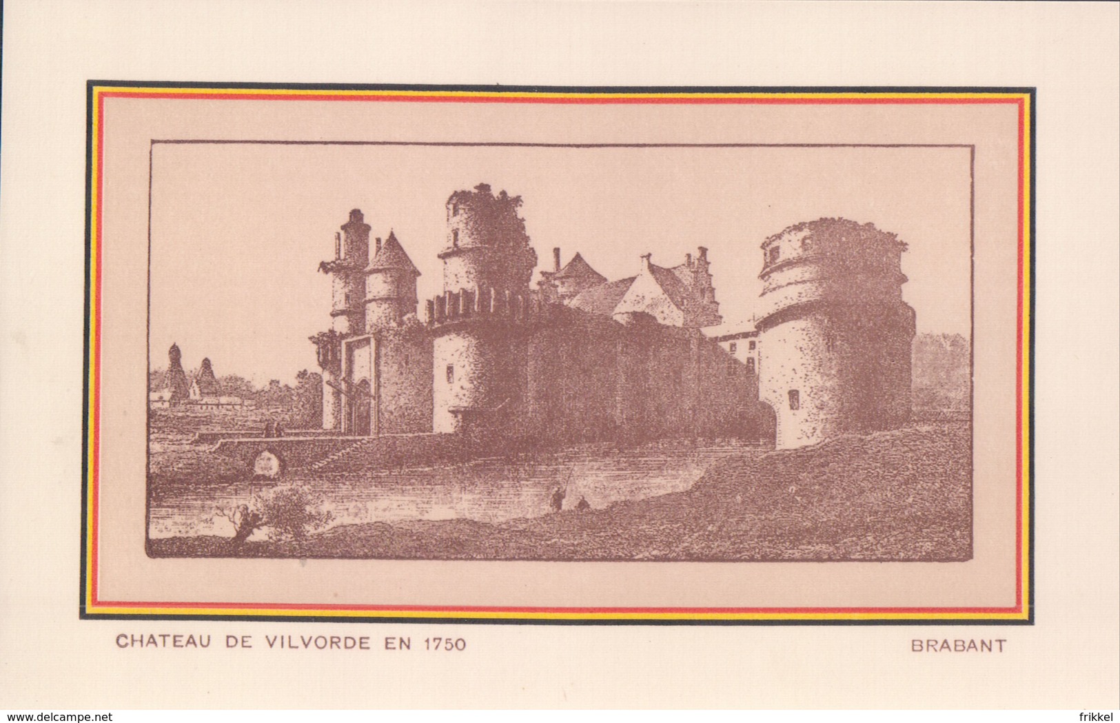 Chateau De Vilvorde En 1750 Vilvoorde Brabant - Vilvoorde