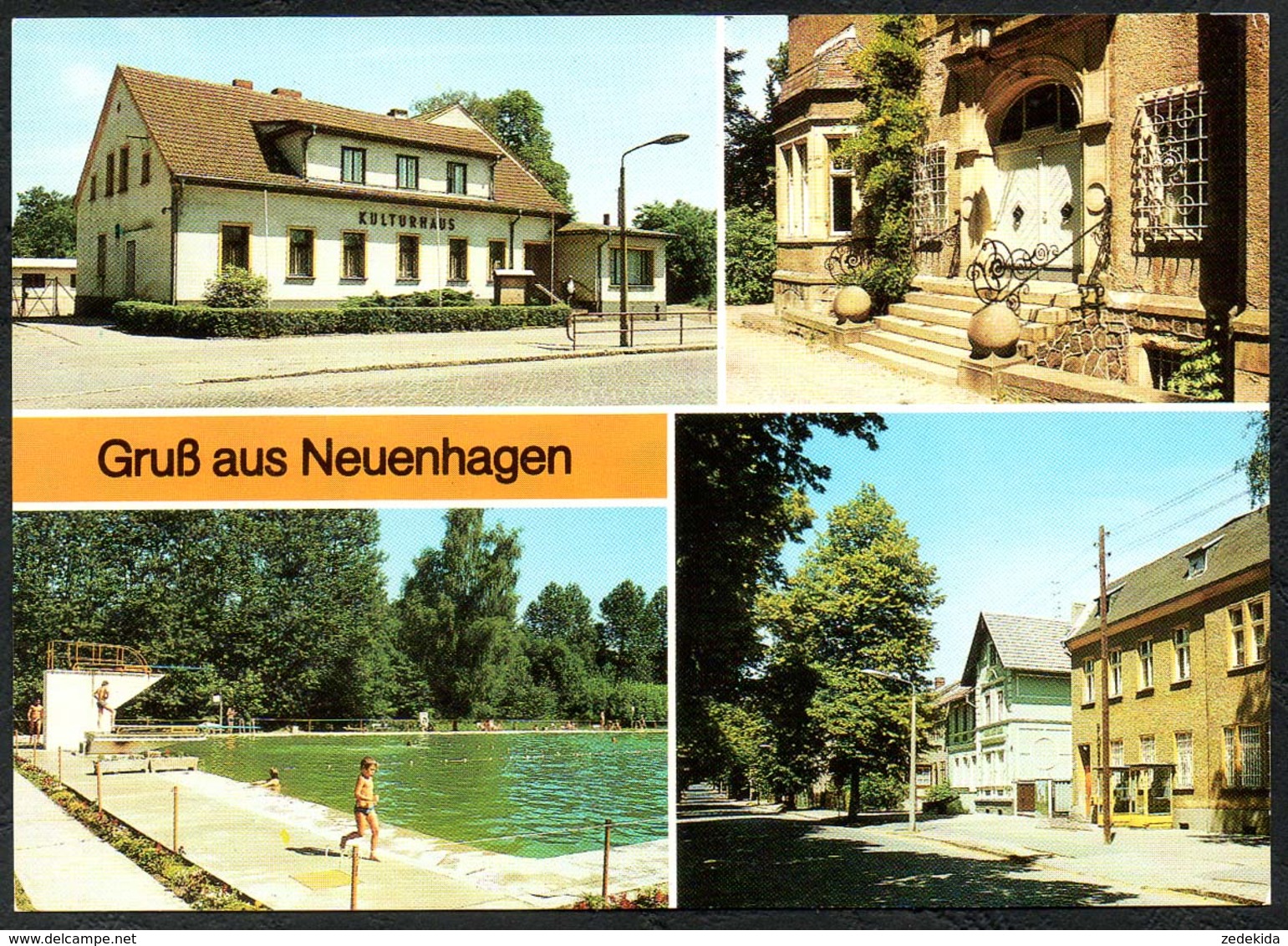 D2380 - TOP Neuenhagen Kulturhaus Freibad Post - Bild Und Heimat Reichenbach - Neuenhagen B. Berlin