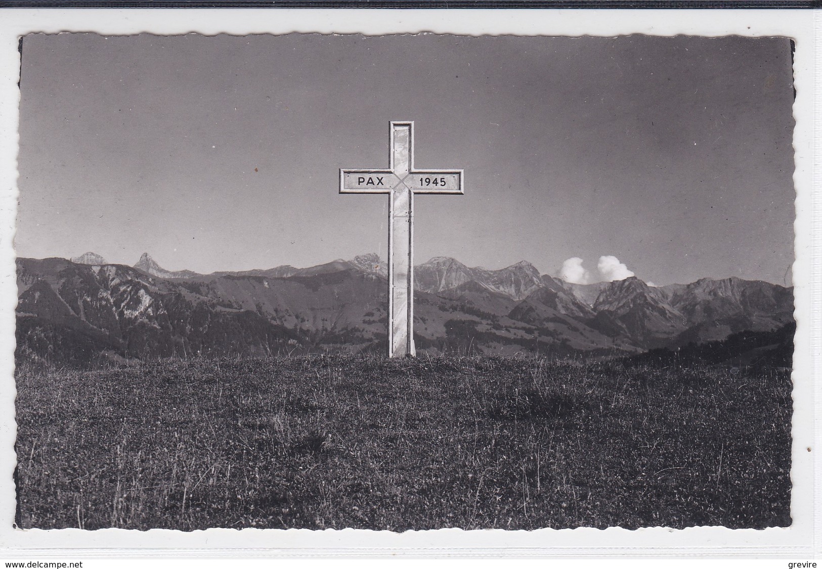 Sur Albeuve, Croix Des Ombriaux . PAX 1945 - Albeuve