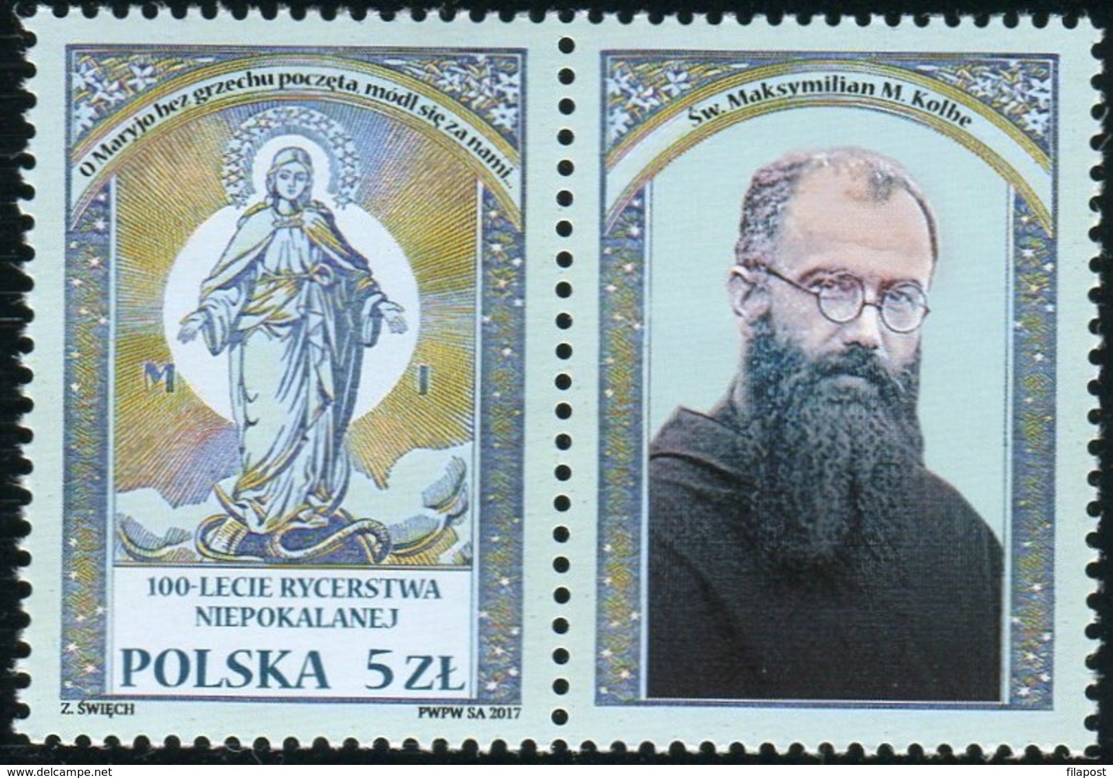 Poland 2017 100 Years Of The Knights Of The Immaculata St. Maximillian Maria Kolbe MNH** - Ungebraucht