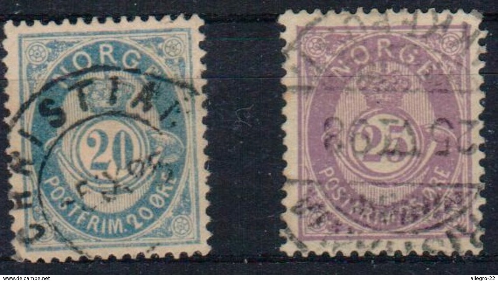 NORWAY  43  44  USED - Used Stamps