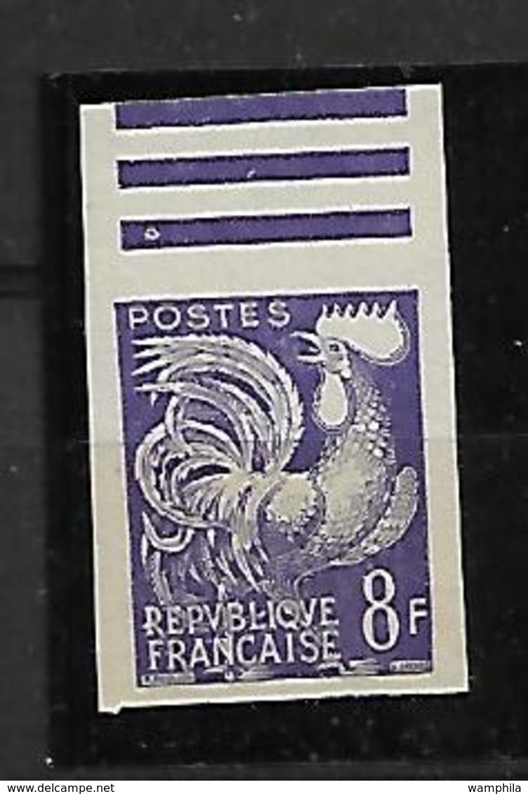 France Preo N°109**non Dentelés .variété Sans La Surcharge RARE. - Unused Stamps