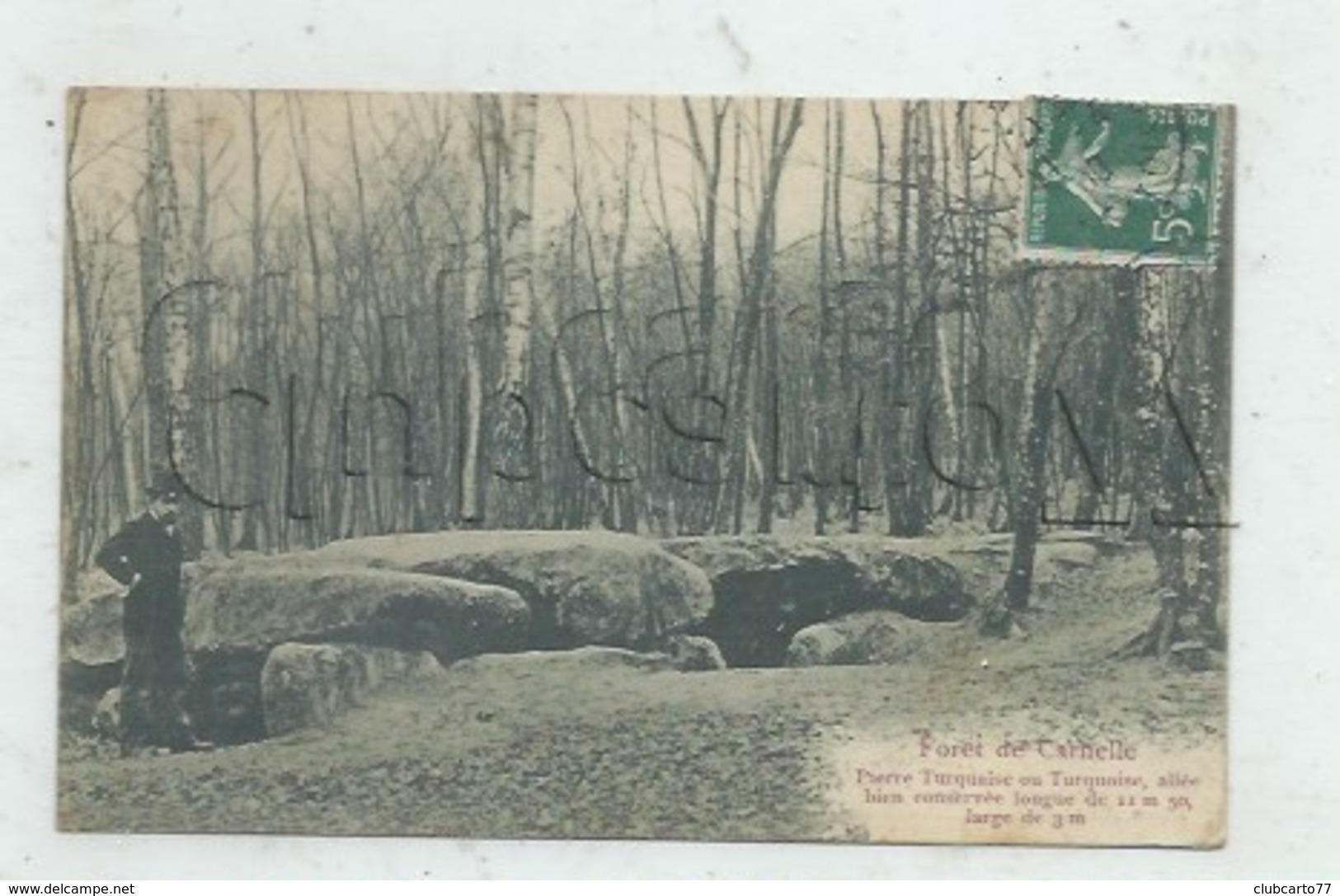 Saint-Martin-du-Tertre (95) : GP De La Pierre Turquaise Dolmen Dans La Forêt Des Carmelles En 1902 (animé) PF. - Saint-Martin-du-Tertre