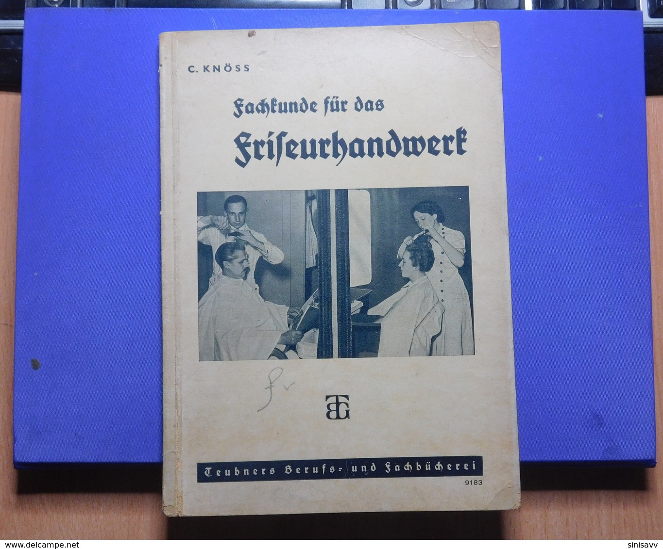 1942 - Fachkunde Für Das Friseurhandwerk By Conrad Knöss ( Book ) - Rare - Literature
