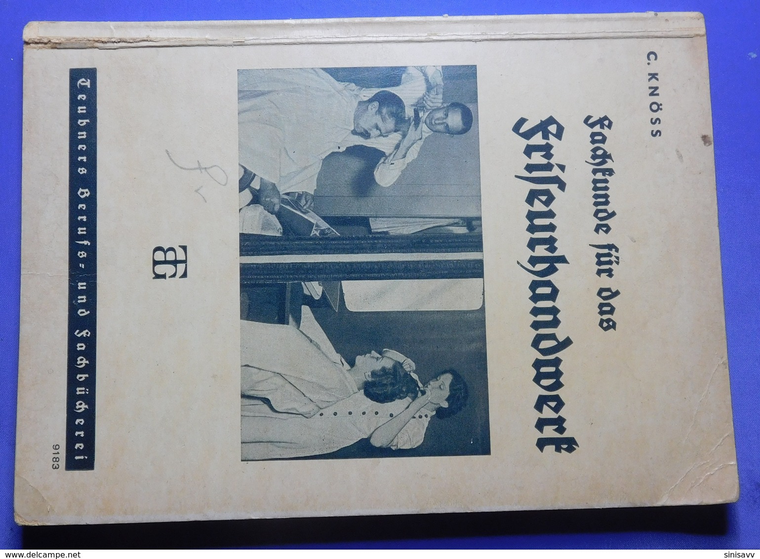 1942 - Fachkunde Für Das Friseurhandwerk By Conrad Knöss ( Book ) - Rare - Littérature