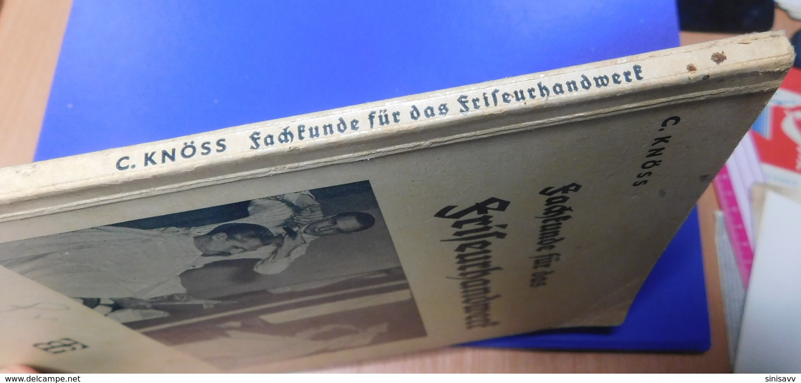 1942 - Fachkunde Für Das Friseurhandwerk By Conrad Knöss ( Book ) - Rare - Literatur