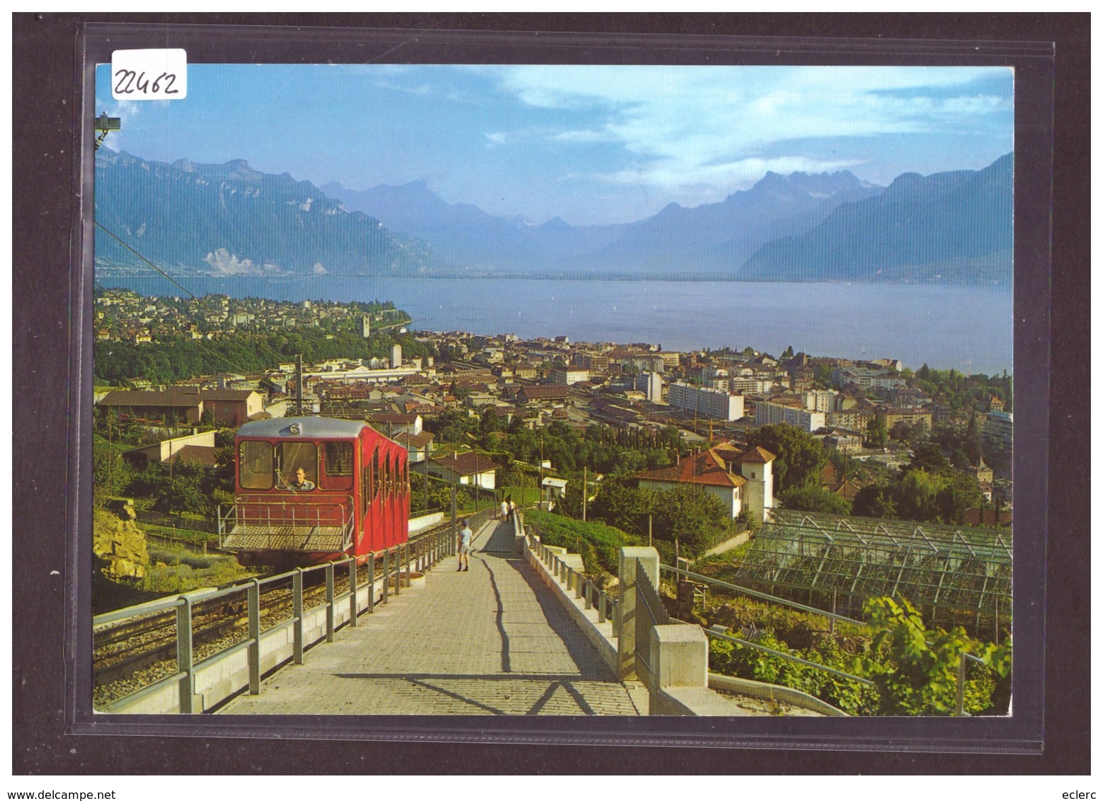 FORMAT 10x15cm - DISTRICT DE VEVEY - FUNICULAIRE VEVEY CHARDONNE MONT PELERIN - TB - Chardonne