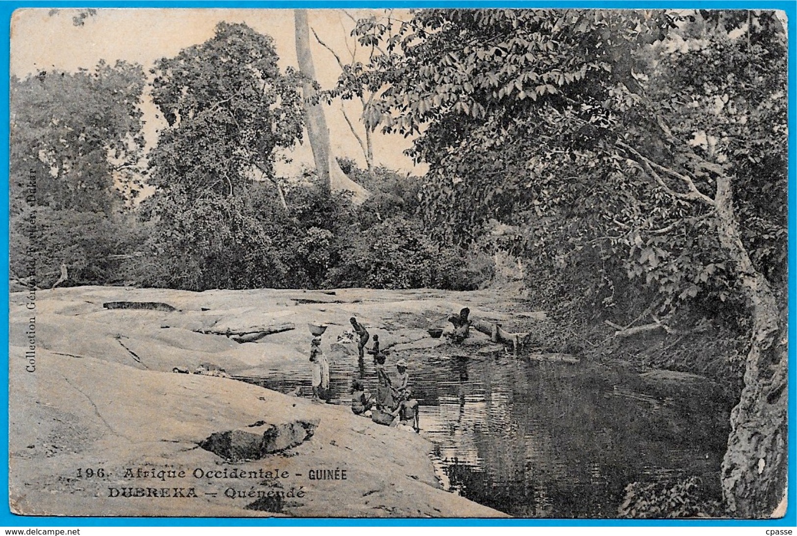 CPA AOF GUINEE FRANCAISE - DUBREKA Quenendé * Phila Cachet D'arrivée 83 La Croix (Var) - Guinée Française