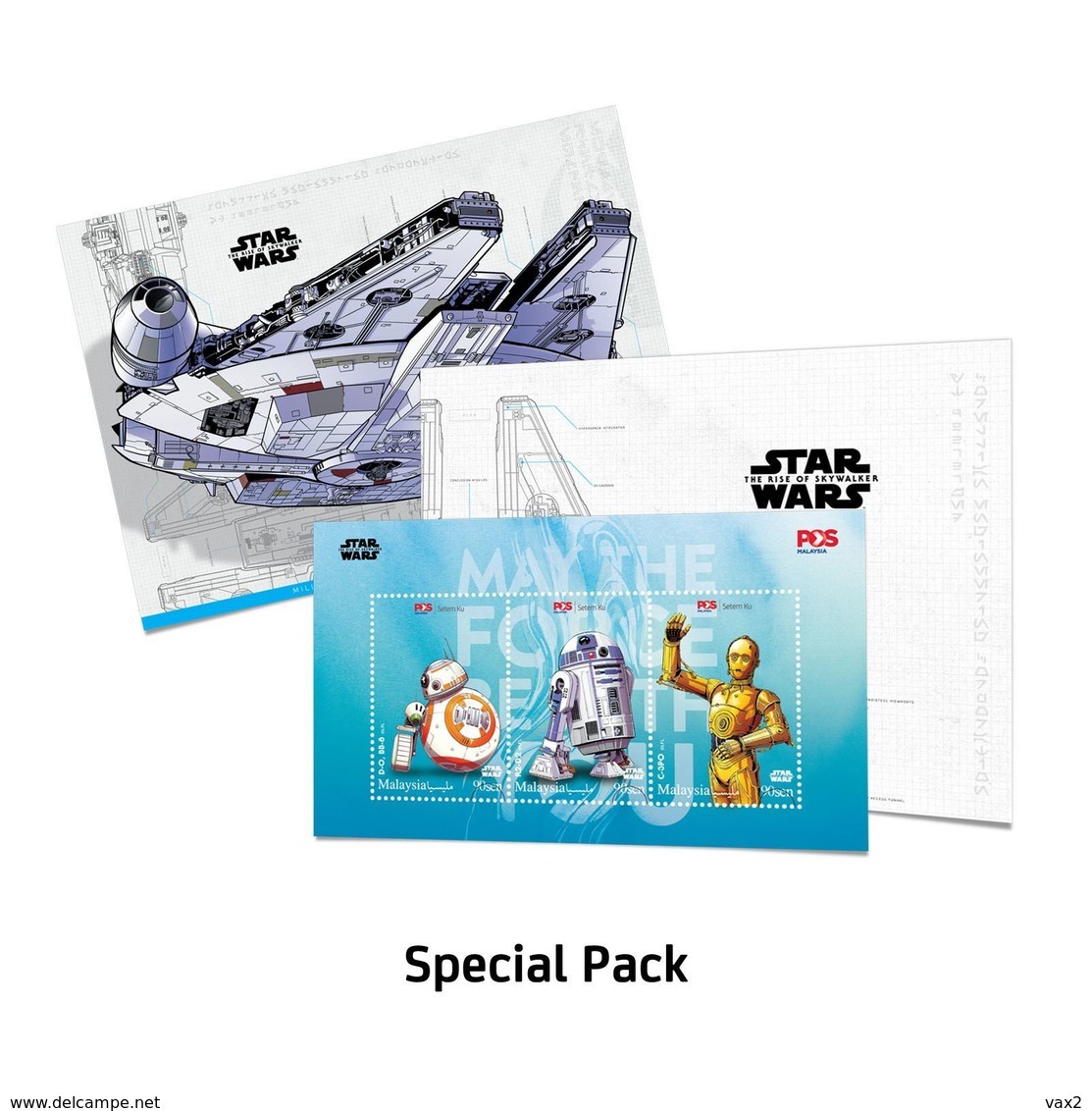 Malaysia 2019 Star Wars Personalized Stamp Special Pack MNH Space Robot Cinema War - Film