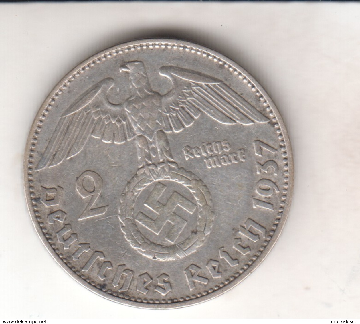 REICH  2  MARK--D- - 2 Reichsmark