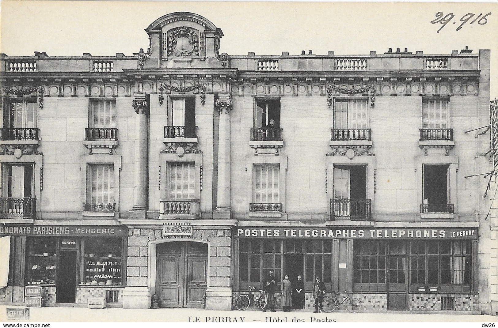 Le Perray-en-Yvelines - Hôtel Des Postes (Télégraphes, Téléphones) Mercerie - Carte Non Circulée - Le Perray En Yvelines