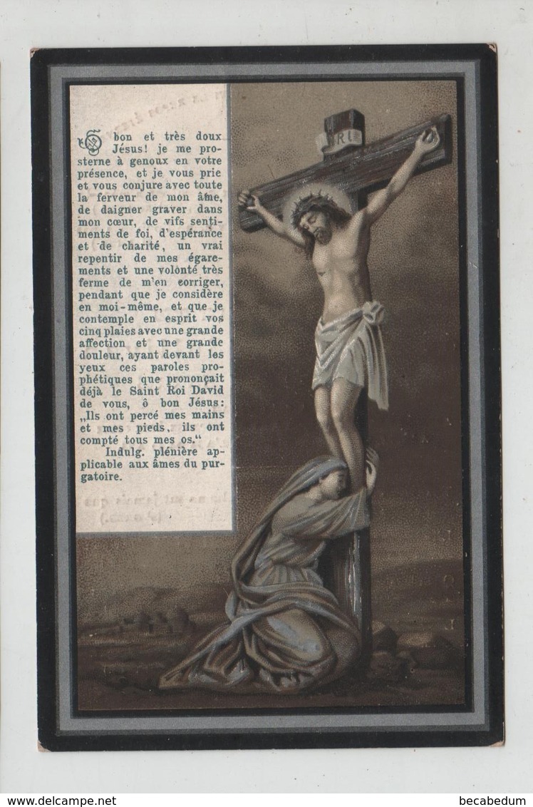 Image Religieuse Mme O'Sullivan Née Lucy Holden Harris Dijon 1895 - Images Religieuses
