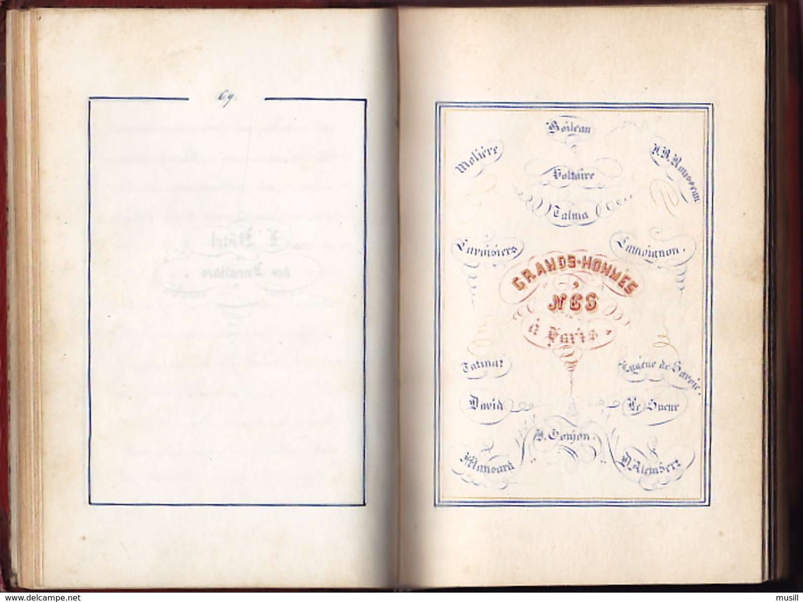 Guide Des Monuments De Paris. Manuscrit Anonyme. - Manuscripts