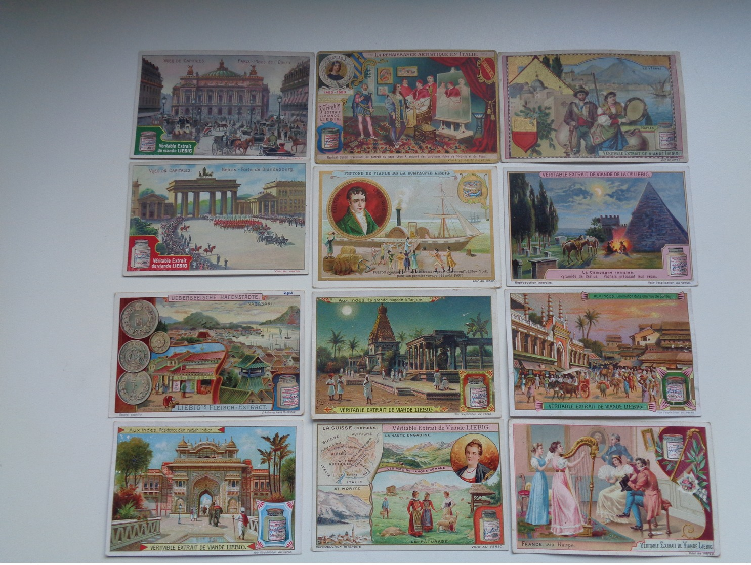 Beau Lot De 30 Chromos De LIEBIG   Mooi Lot Van 30 Prenten Van LIEBIG - Liebig