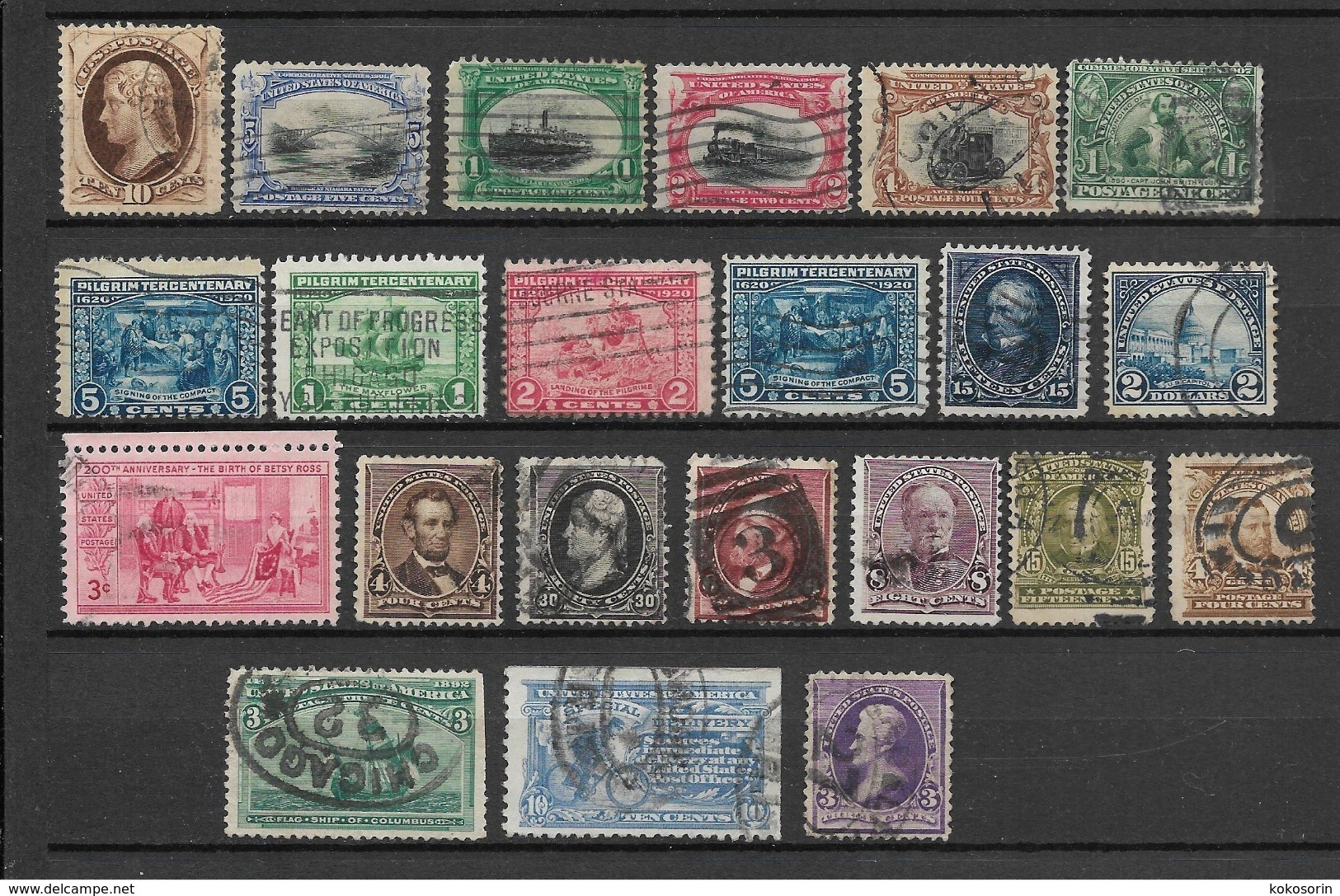 USA Lot Of Different Stamps - Usati