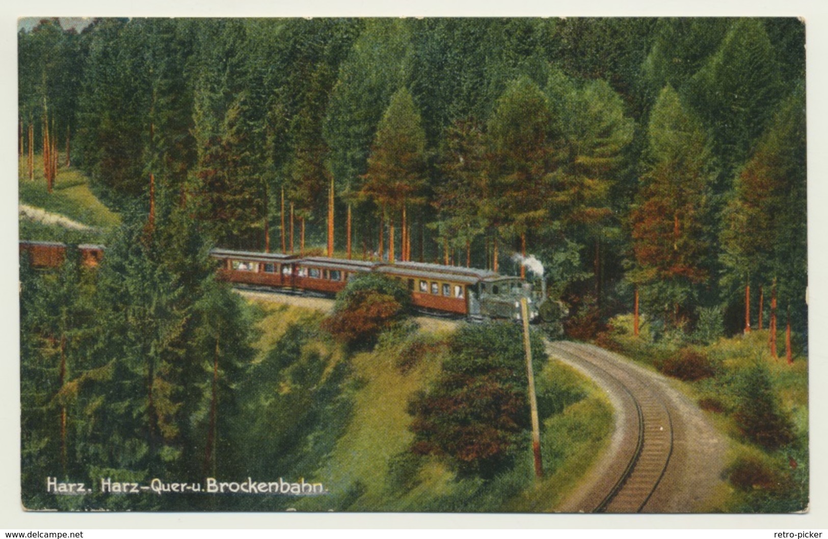 AK  Harzquerbahn Brockenbahn - Trains