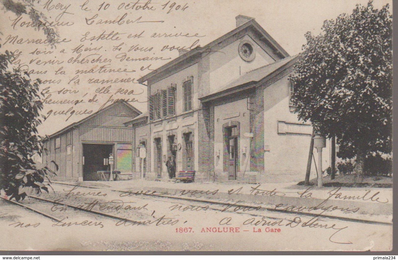 ANGLURE - LA GARE - Anglure