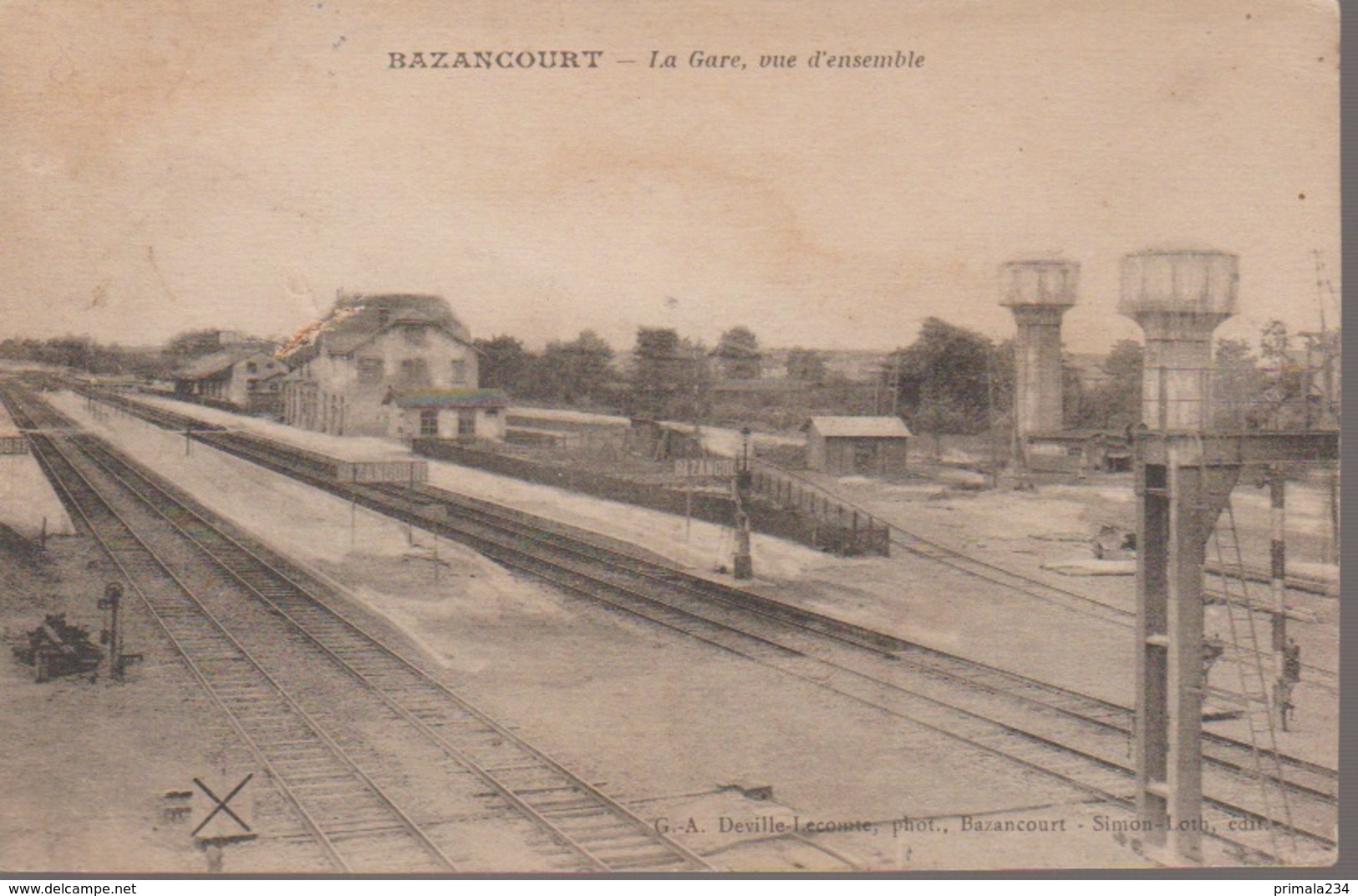 BAZANCOURT - LA GARE - Bazancourt