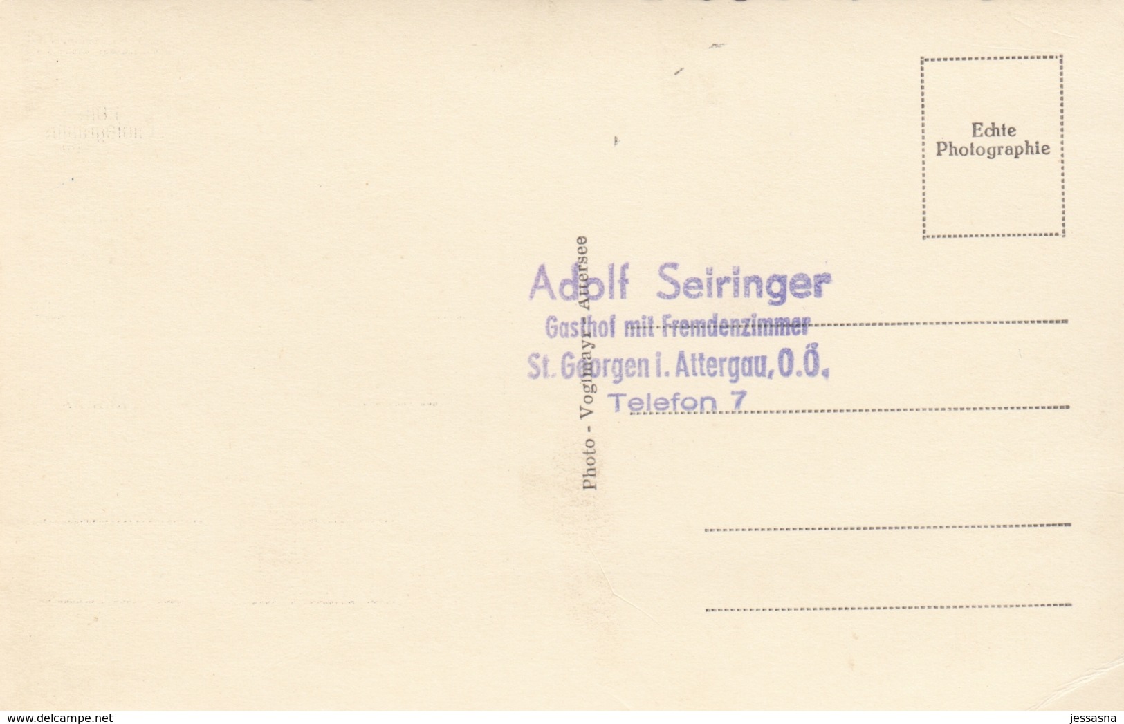 AK - OÖ - St. Georgen Im Attergau . Ortsansicht Mit Gasthof Seiringer - 1930 - Vöcklabruck