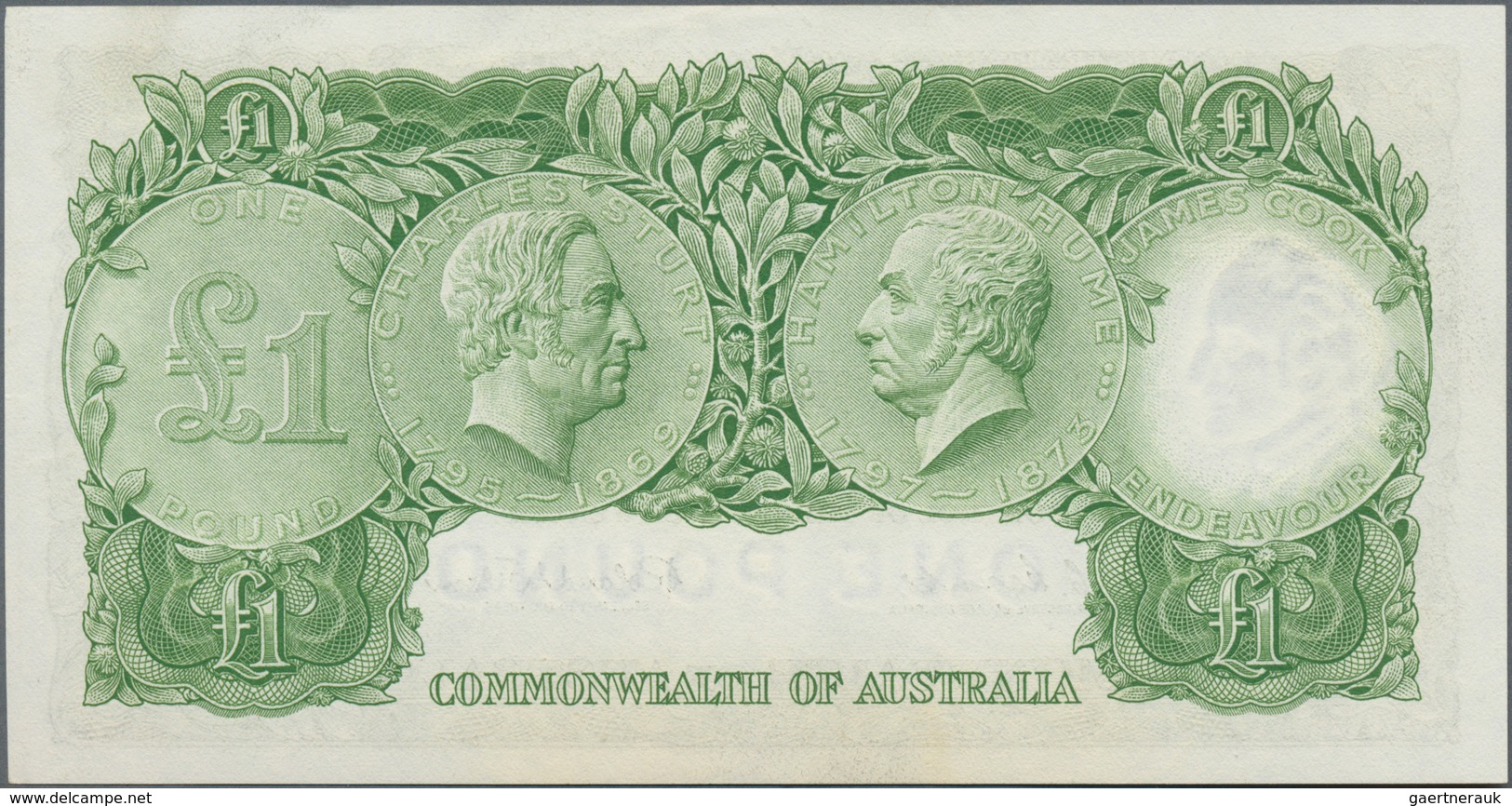 Australia / Australien: Very nice set with 4 banknotes comprising 1 Pound ND(1953-60) Commonwealth o