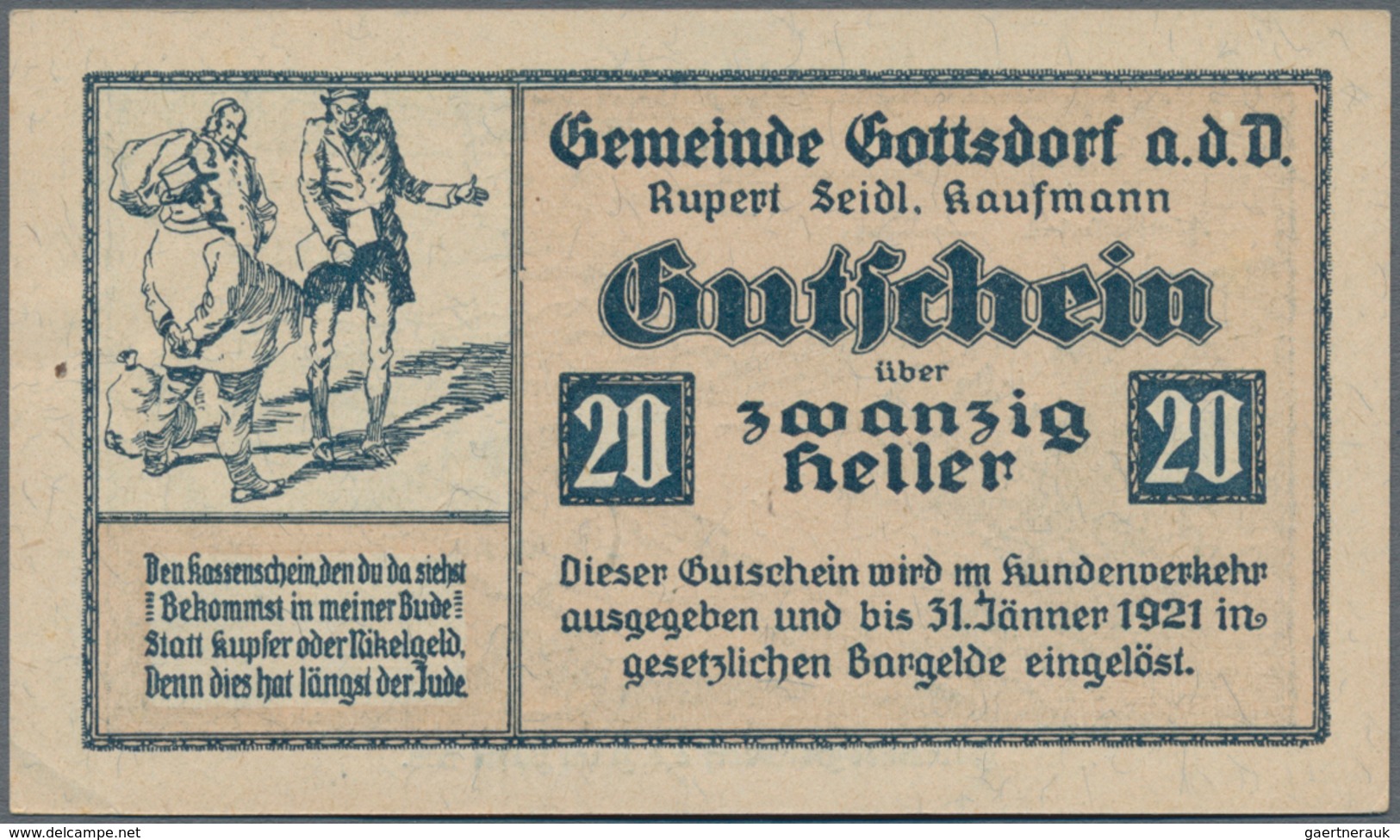 Austria / Österreich: Deutschland - Konzentrations- Und Kriegsgefangenenlager | Banknoten - Gemeinde - Oesterreich