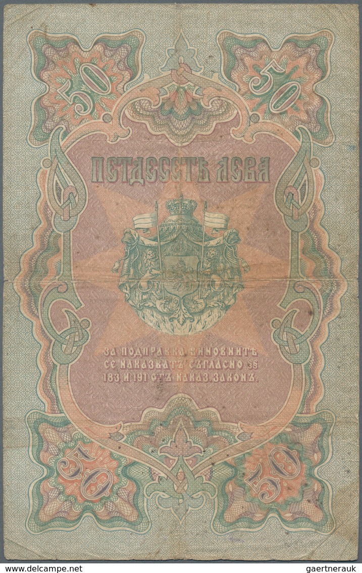 Bulgaria / Bulgarien: 50 Leva Srebro ND(1904) With Signatures: Karadjov & Urumov, P.4a, Still Nice A - Bulgaria