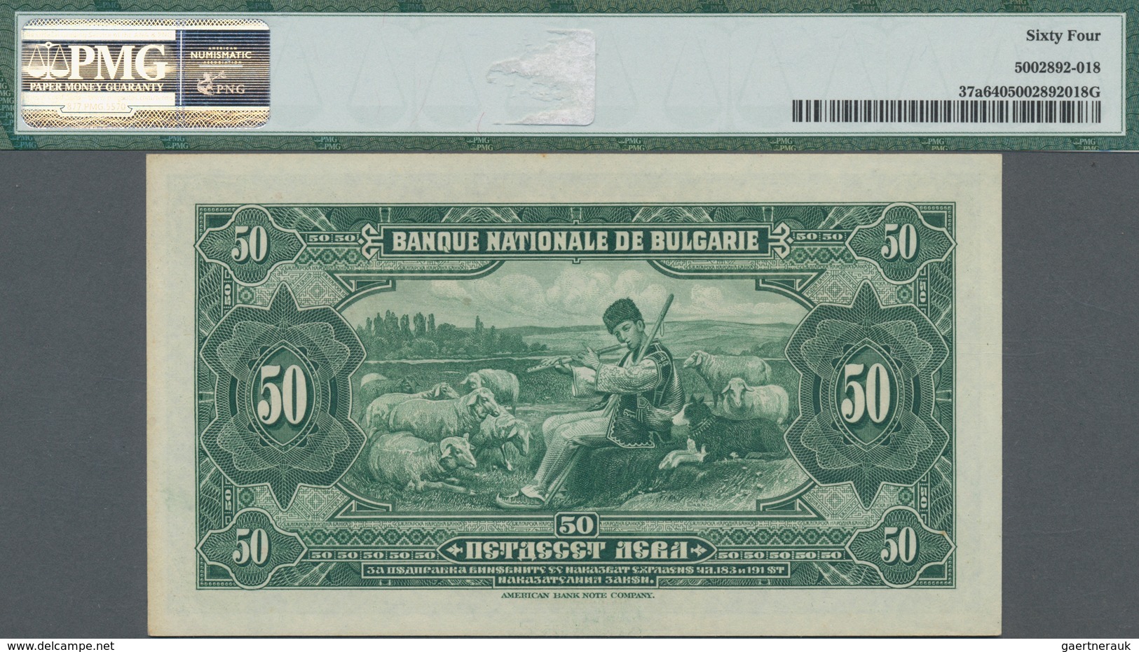 Bulgaria / Bulgarien: National Bank Of Bulgaria 50 Leva 1922, P.37a, Great Condition With Lightly To - Bulgaria